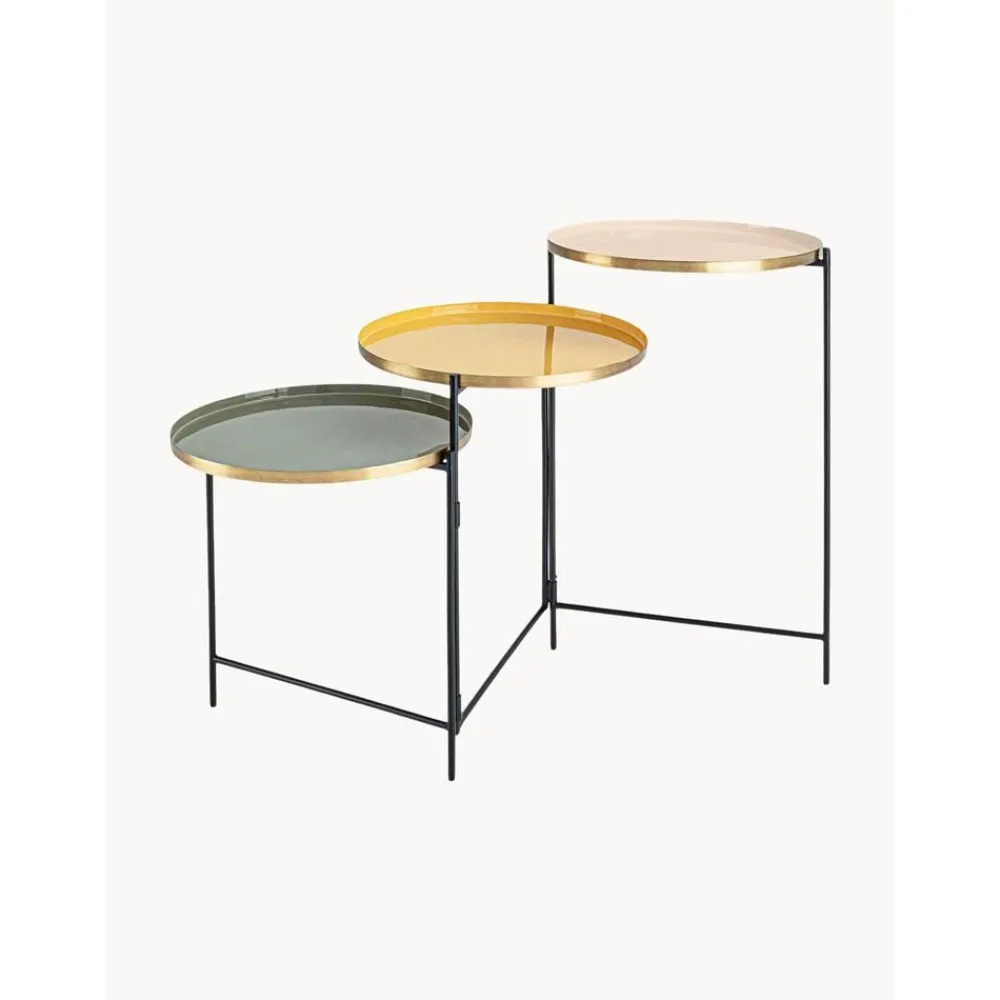 Tavolino Pieghevole Con 3 Piani Amrita*Bizzotto Clearance