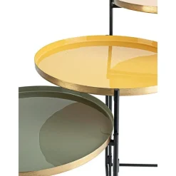 Tavolino Pieghevole Con 3 Piani Amrita*Bizzotto Clearance