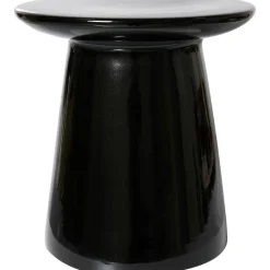 Tavolino Rotondo Con Finitura Lucida Earthenware*HKliving New