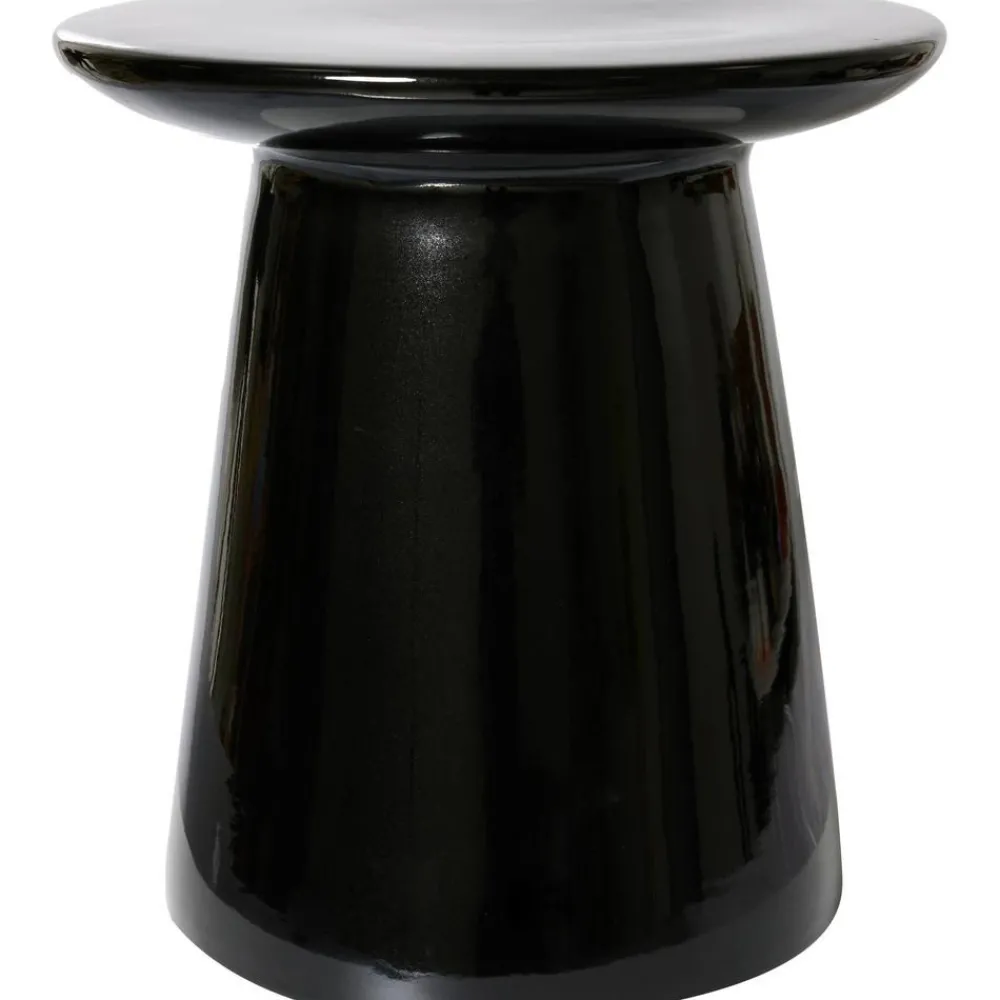 Tavolino Rotondo Con Finitura Lucida Earthenware*HKliving New