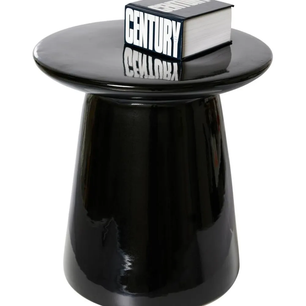 Tavolino Rotondo Con Finitura Lucida Earthenware*HKliving New