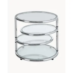 Tavolino Rotondo Con Piani In Vetro Dotts*Ellos Home Fashion