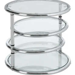 Tavolino Rotondo Con Piani In Vetro Dotts*Ellos Home Fashion