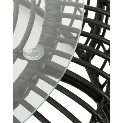 Tavolino Rotondo Con Piano In Vetro Costa*Westwing Collection Online