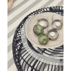 Tavolino Rotondo Con Piano In Vetro Costa*Westwing Collection Online