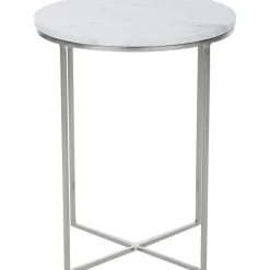 Tavolino Rotondo Con Piano In Marmo Alys*Westwing Collection Outlet