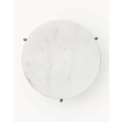 Tavolino Rotondo Con Piano In Marmo Ella*Westwing Collection Outlet