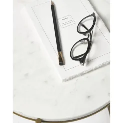 Tavolino Rotondo Con Piano In Marmo Ella*Westwing Collection Outlet