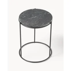 Tavolino Rotondo Con Piano In Marmo Ella*Westwing Collection Clearance