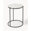Tavolino Rotondo Con Piano In Marmo Ella*Westwing Collection Discount