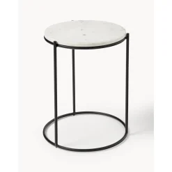 Tavolino Rotondo Con Piano In Marmo Ella*Westwing Collection Discount