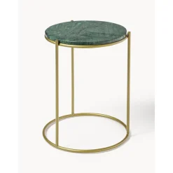 Tavolino Rotondo Con Piano In Marmo Ella*Westwing Collection Hot