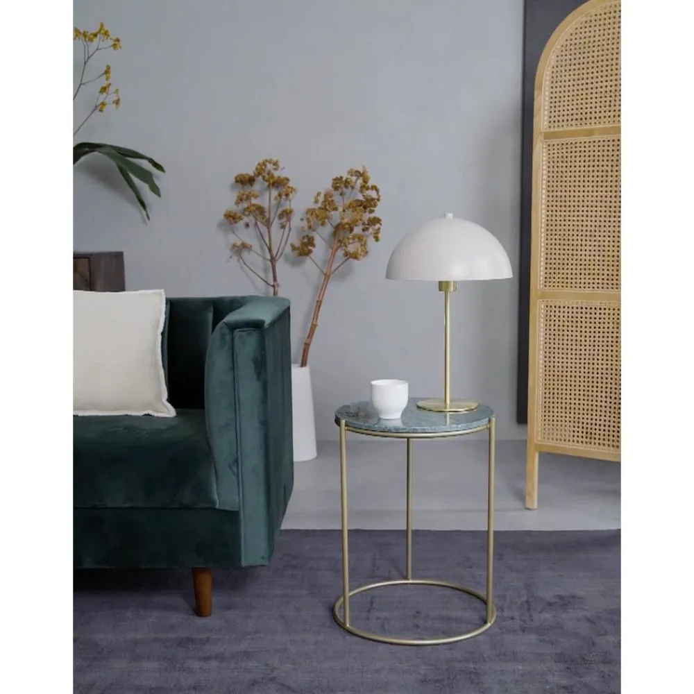 Tavolino Rotondo Con Piano In Marmo Ella*Westwing Collection Hot