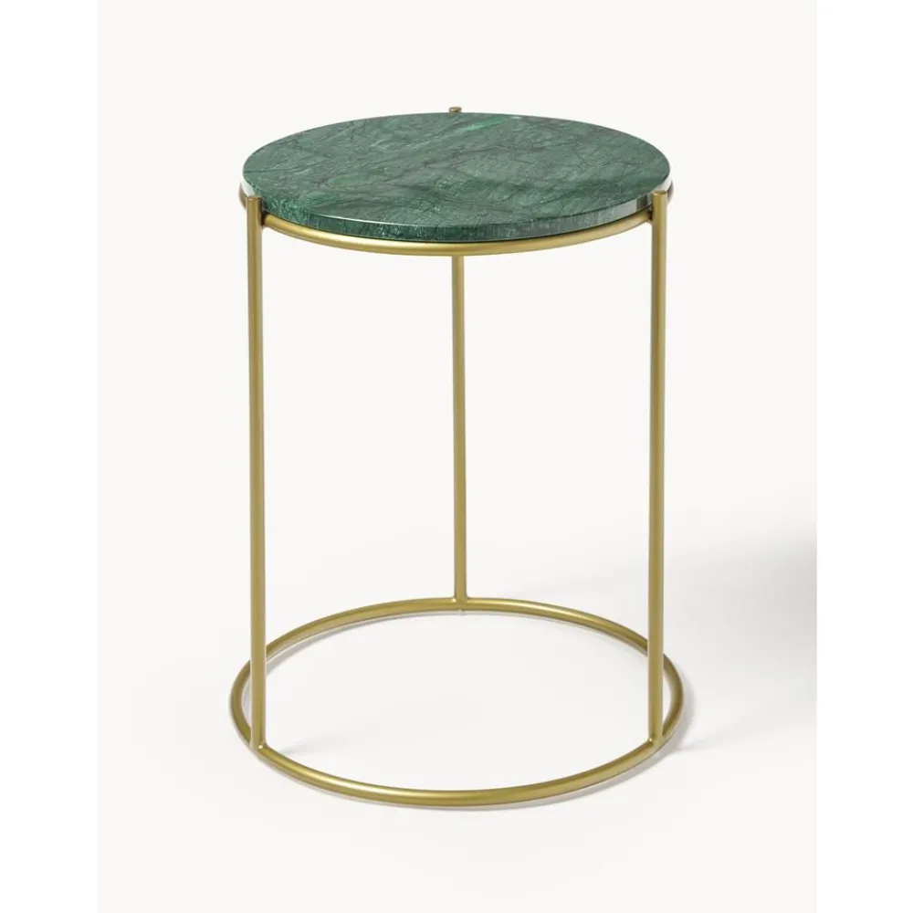 Tavolino Rotondo Con Piano In Marmo Ella*Westwing Collection Hot