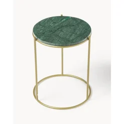 Tavolino Rotondo Con Piano In Marmo Ella*Westwing Collection Hot