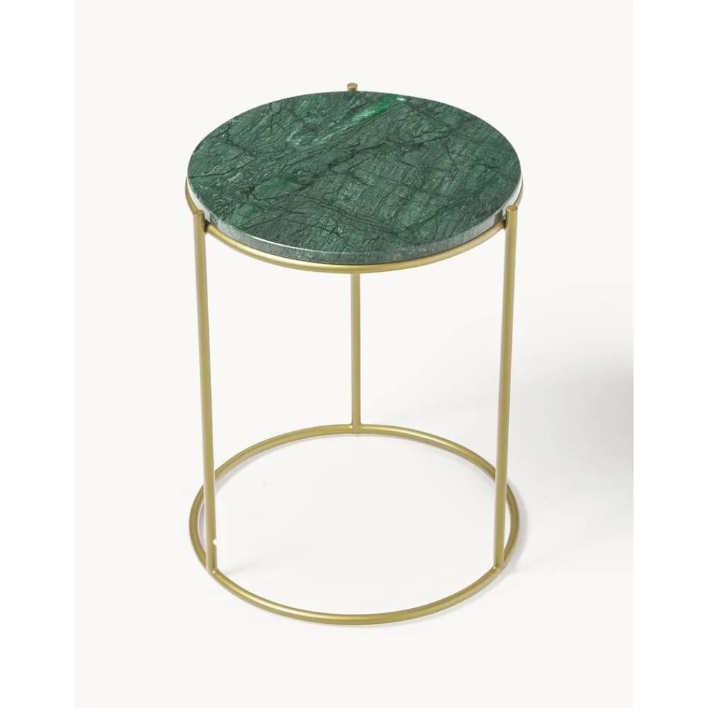 Tavolino Rotondo Con Piano In Marmo Ella*Westwing Collection Hot