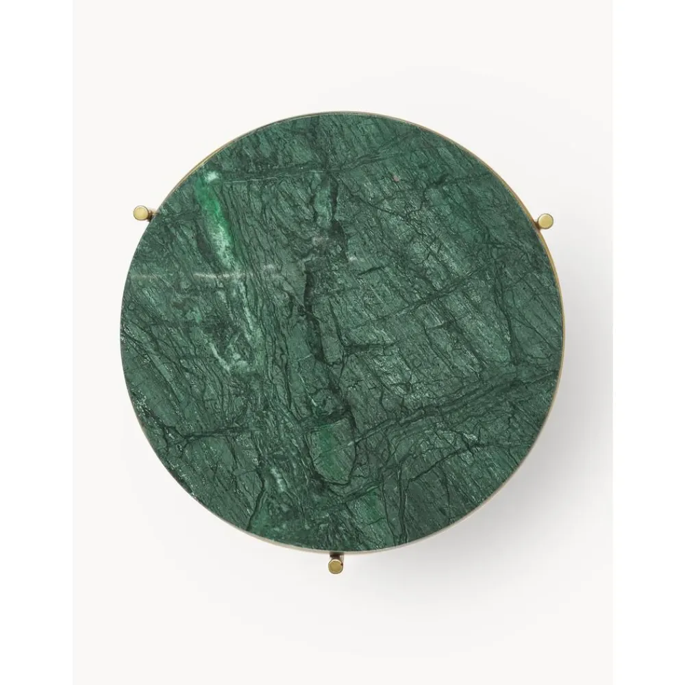 Tavolino Rotondo Con Piano In Marmo Ella*Westwing Collection Hot