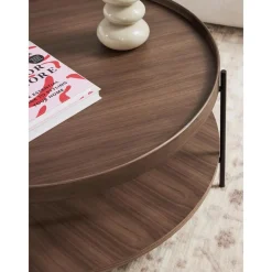 Tavolino Rotondo Da Salotto In Legno Renee*Westwing Collection Best