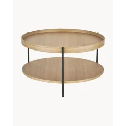 Tavolino Rotondo Da Salotto In Legno Renee*Westwing Collection Outlet