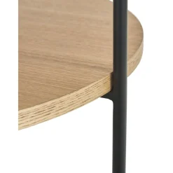 Tavolino Rotondo Da Salotto In Legno Renee*Westwing Collection Outlet