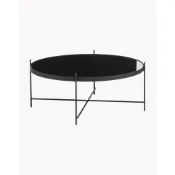 Tavolino Rotondo Da Salotto Con Piano In Vetro Asportabile Cupid*Zuiver New