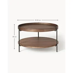 Tavolino Rotondo Da Salotto In Legno Renee*Westwing Collection Online