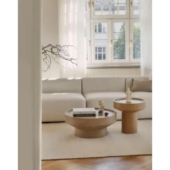 Tavolino Rotondo Da Salotto In Legno Di Mango Benno*Westwing Collection Discount