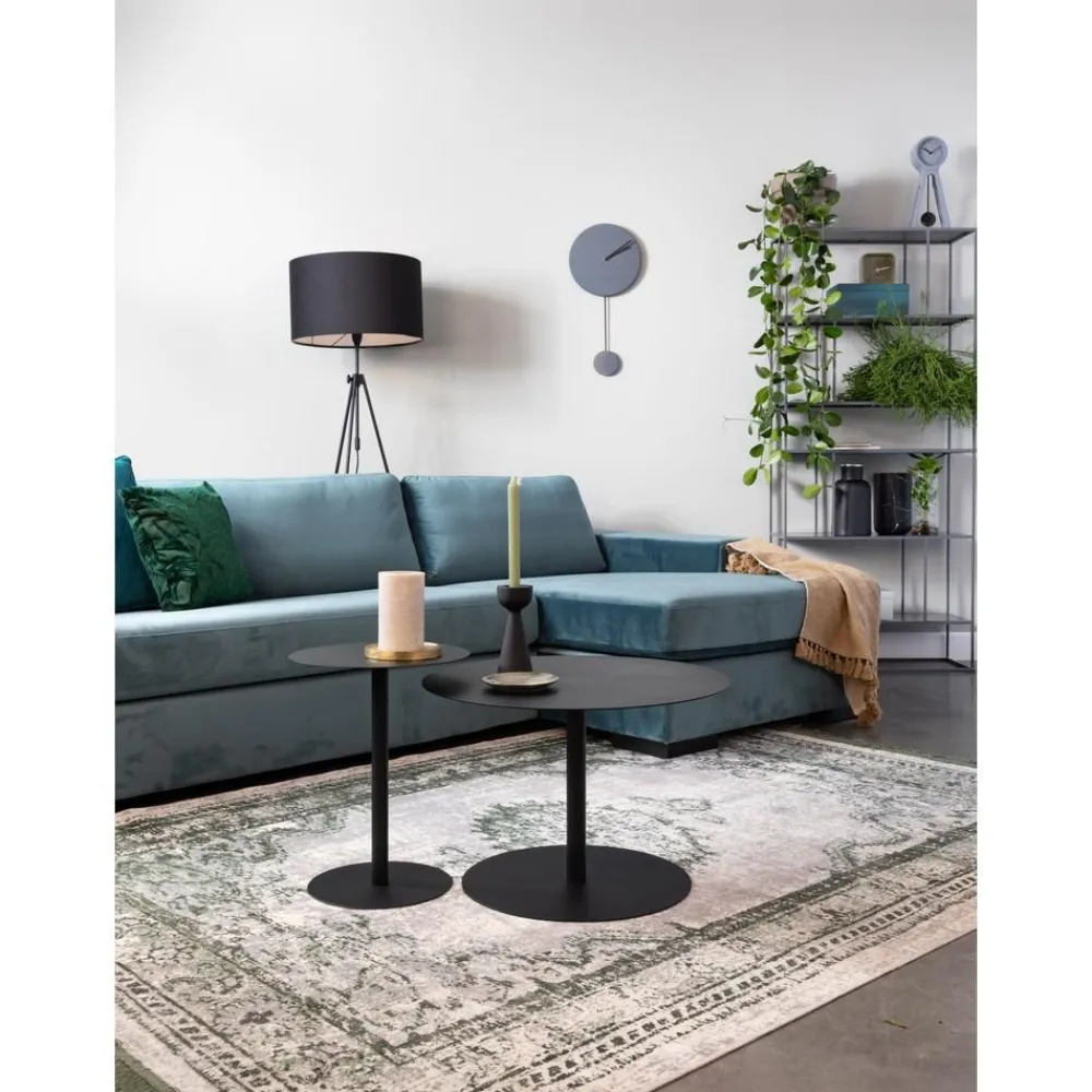 Tavolino Rotondo Da Salotto In Metallo Snow*Zuiver Sale