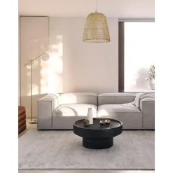 Tavolino Rotondo Da Salotto In Legno Di Mango Benno*Westwing Collection Outlet