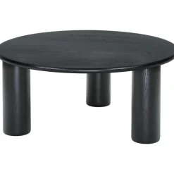 Tavolino Rotondo Da Salotto In Legno Di Quercia Didi*Westwing Collection New