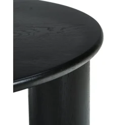 Tavolino Rotondo Da Salotto In Legno Di Quercia Didi*Westwing Collection New