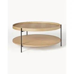 Tavolino Rotondo Da Salotto In Legno Renee*Westwing Collection New