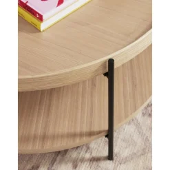 Tavolino Rotondo Da Salotto In Legno Renee*Westwing Collection New