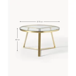 Tavolino Rotondo Da Salotto Fortunata*Westwing Collection Best