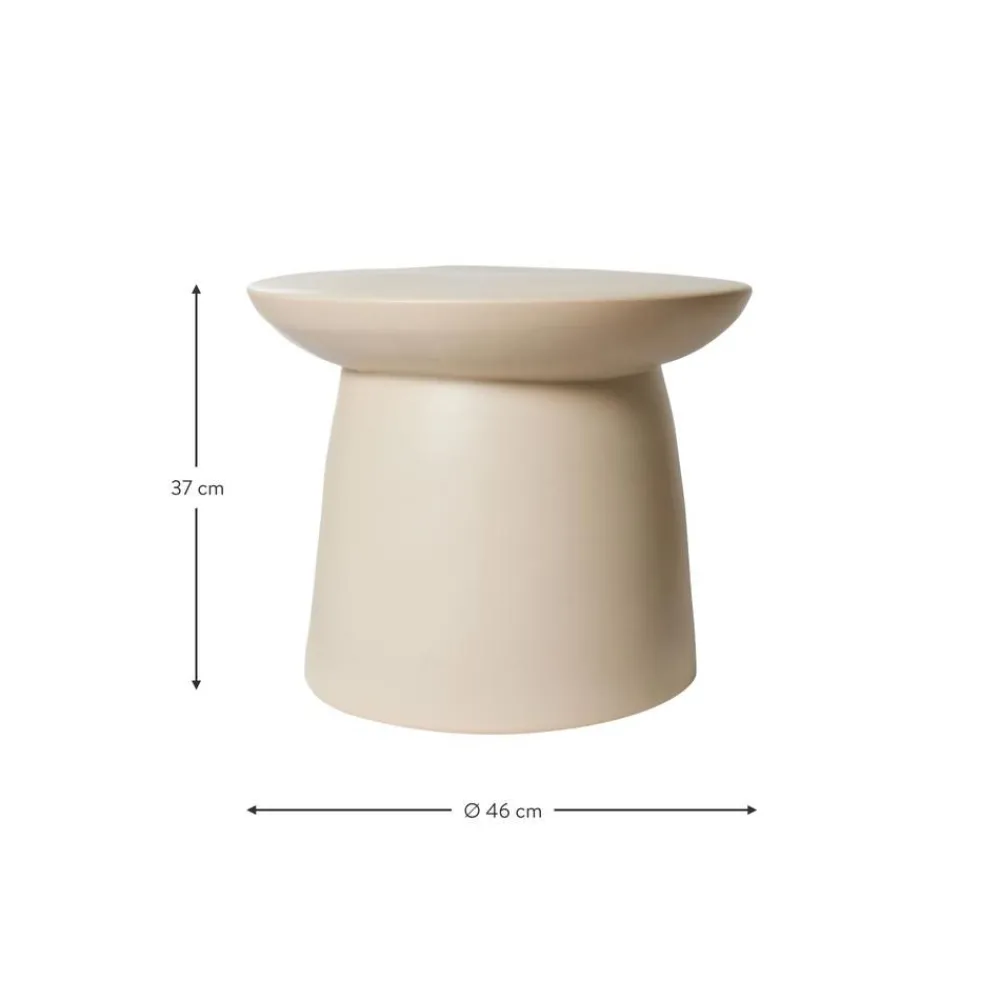 Tavolino Rotondo In Gres Terraglia*HKliving Discount