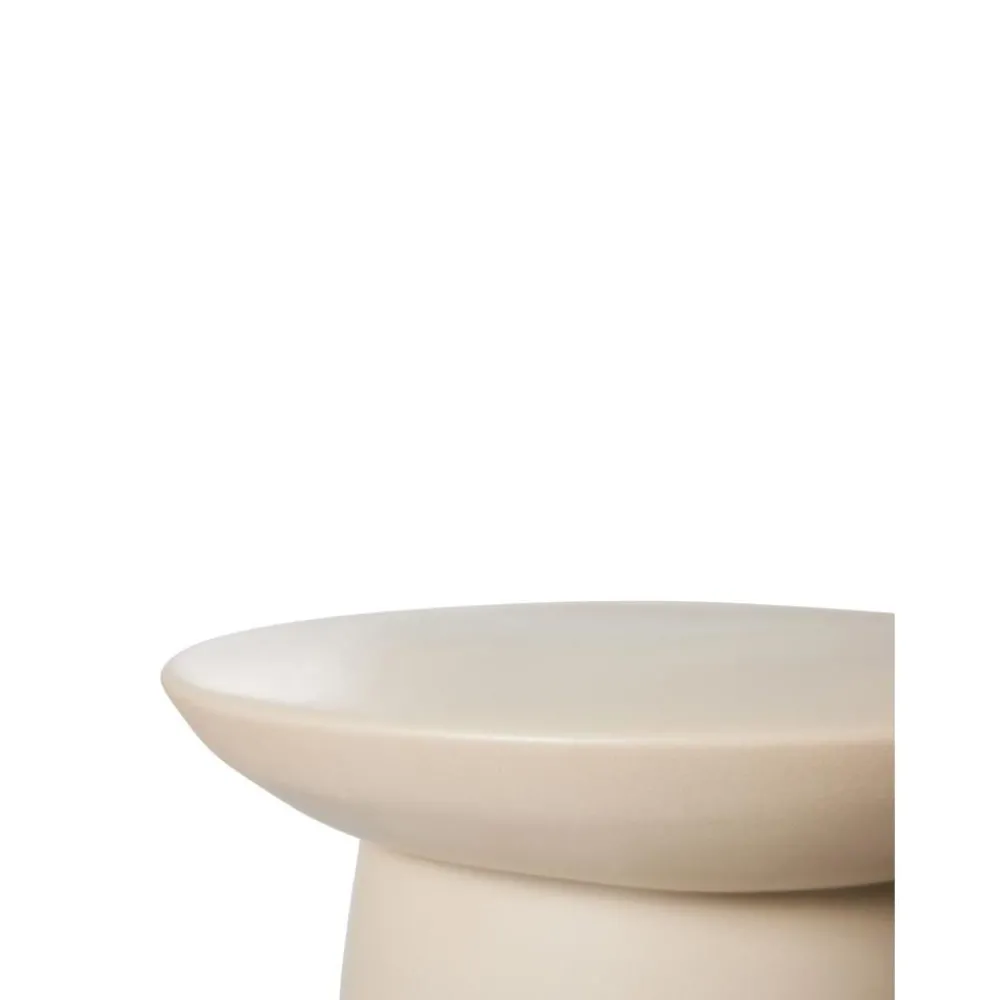 Tavolino Rotondo In Gres Terraglia*HKliving Discount