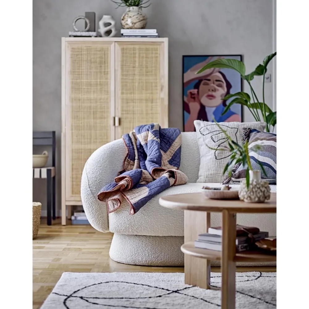 Tavolino Rotondo In Legno Lourdes*Bloomingville Fashion