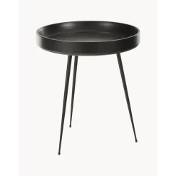 Tavolino Rotondo In Legno Di Mango Bowl*Mater Hot