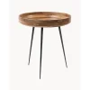 Tavolino Rotondo In Legno Di Mango Bowl*Mater Best