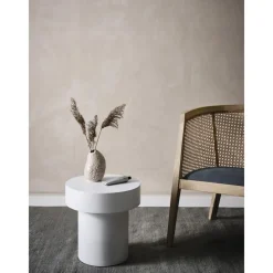 Tavolino Rotondo In Legno Di Mango Baratti*Jotex Best