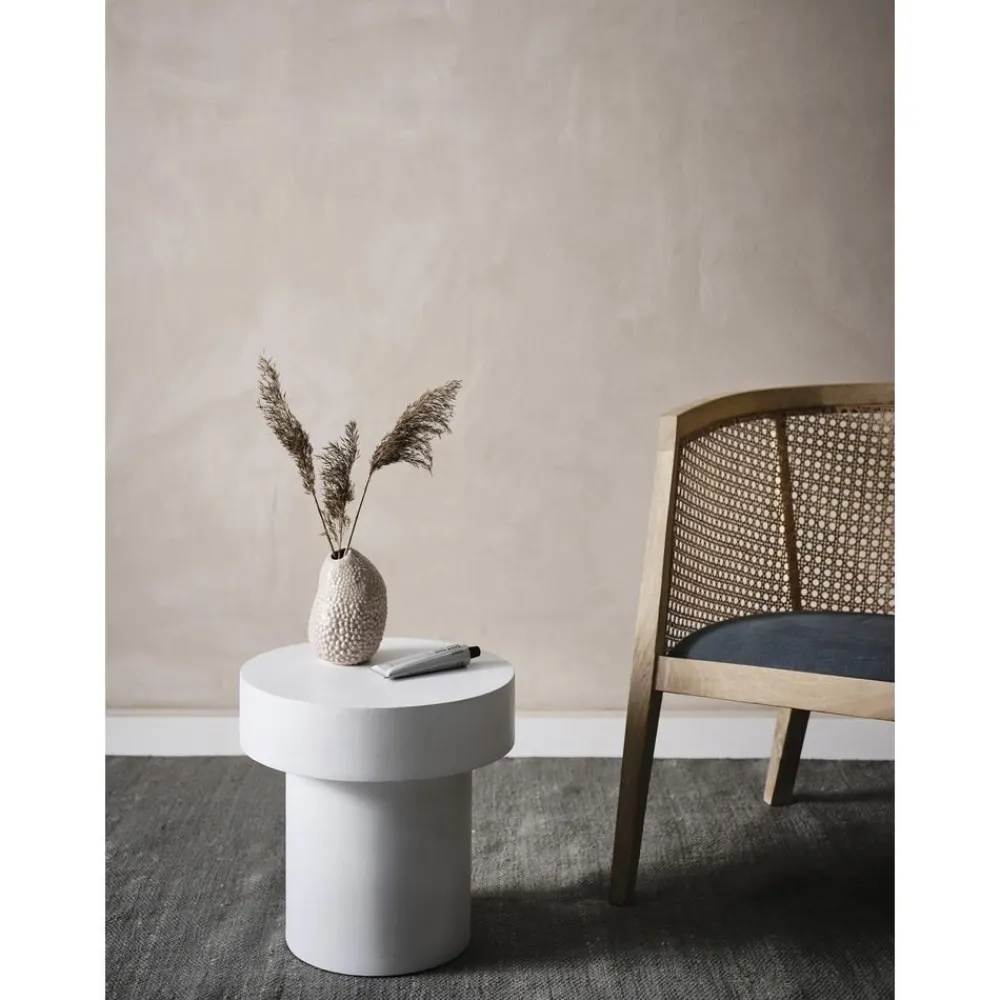 Tavolino Rotondo In Legno Di Mango Baratti*Jotex Best