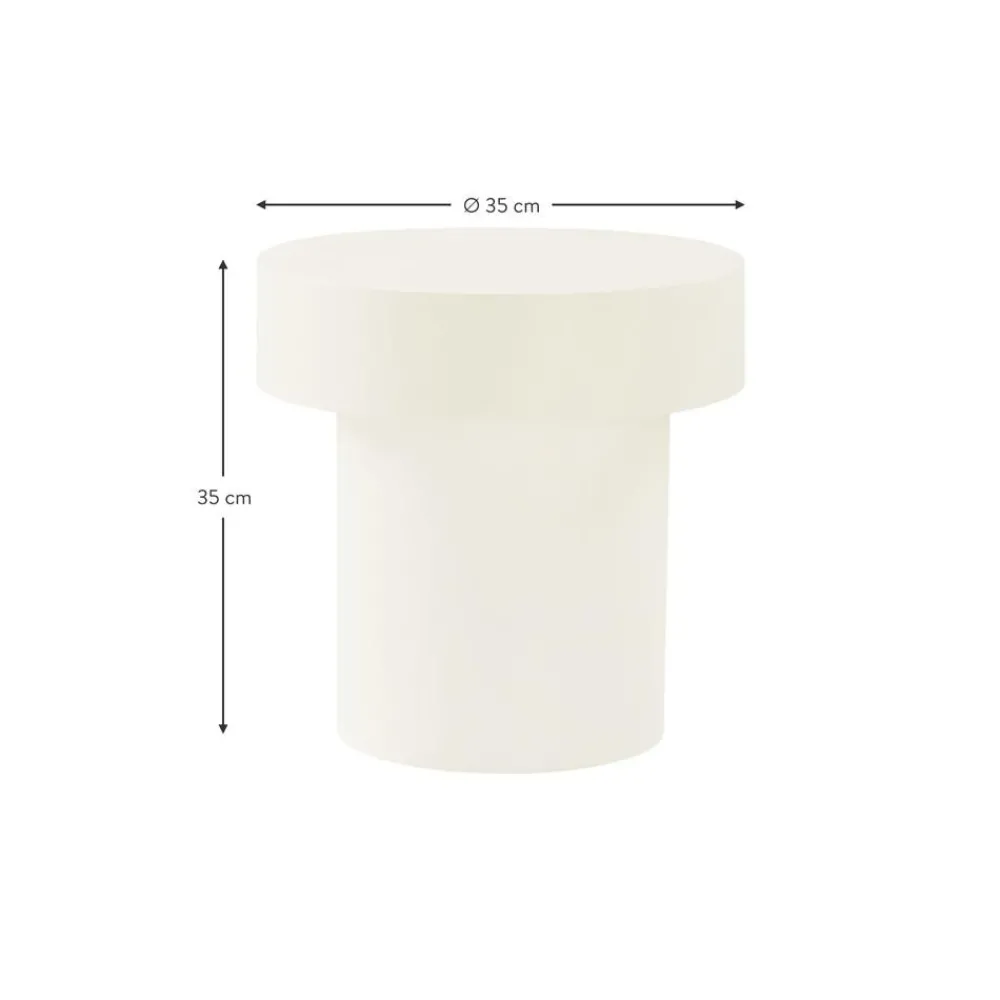 Tavolino Rotondo In Legno Di Mango Baratti*Jotex Best