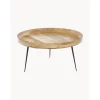 Tavolino Rotondo In Legno Di Mango Bowl*Mater Clearance