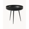 Tavolino Rotondo In Legno Di Mango Bowl*Mater Clearance