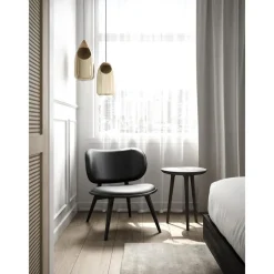 Tavolino Rotondo In Legno Di Quercia Accent, Fatto A Mano*Mater Discount