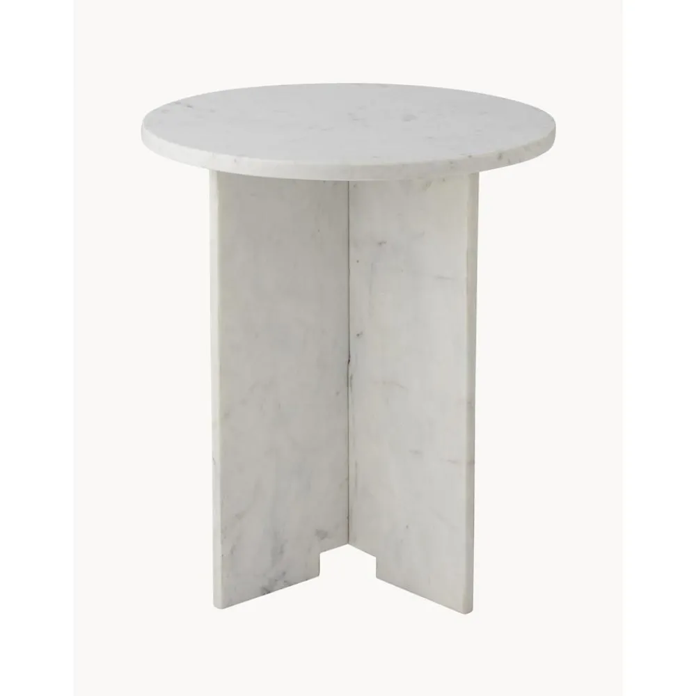 Tavolino Rotondo In Marmo Jasmina*Bloomingville Hot