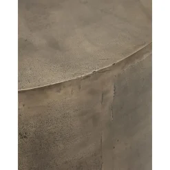 Tavolino Rotondo In Metallo Con Finitura Anticata Rota*House Doctor Sale