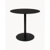 Tavolino Rotondo In Metallo Nero Snow*Zuiver New
