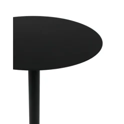 Tavolino Rotondo In Metallo Nero Snow*Zuiver New