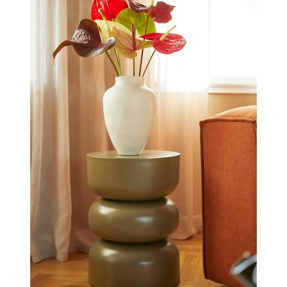 Tavolino Rotondo In Metallo Alma*Nordal New